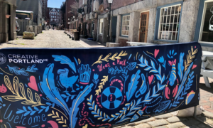 Local Art Barricade by Pam Chevez, Photo Credit: Creative Portland