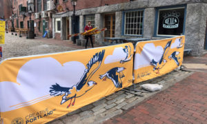 Local Art Barricade by Tamara Jones, Photo Credit: Creative Portland