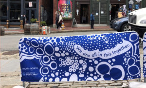 Local Art Barricade by Angela Adams, Photo Credit: Creative Portland