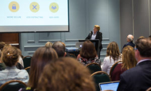 Speaker at Annual Meeting, Photo Credit: Focus Photography