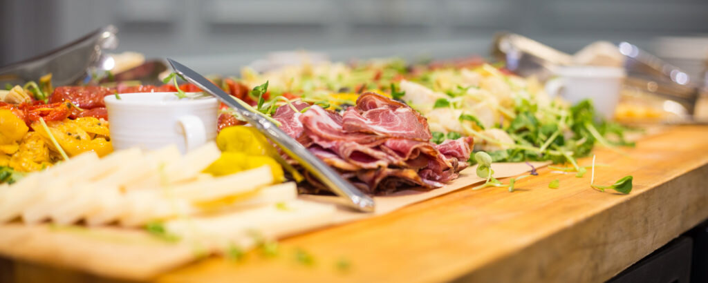 Meat and Cheese Board at Event, Photo Credit: Focus Photography