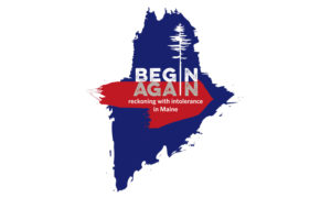 Begin Again logo, Photo Courtesy of Maine Historical Society (Patricia Cousins Design)