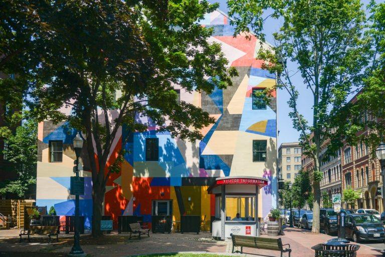 Colorful Wall Mural in Tommy's Park, Photo Credit: Corey Templeton