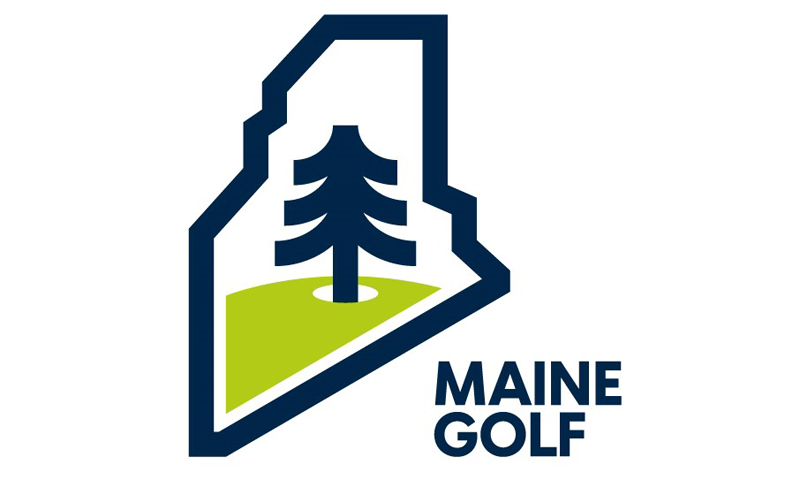 Maine Golf Logo. Photo Courtesy of Maine Golf