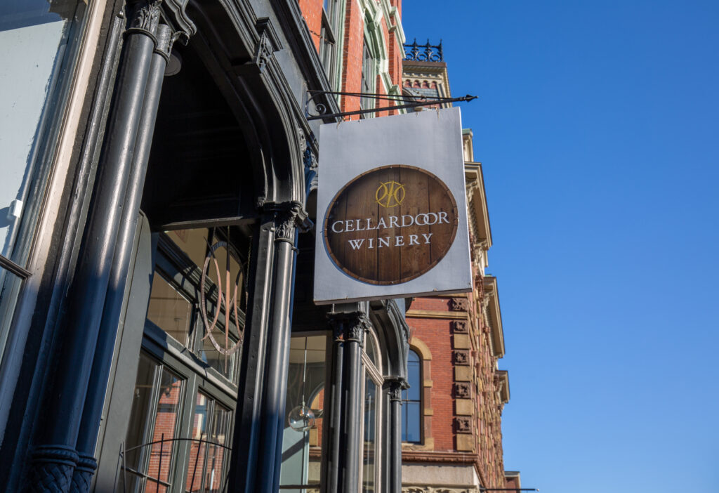 Cellardoor Sign -- by SERENA FOLDING