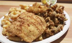 Fried Fishermans platter, Photo Credit: Portland Lobster Company