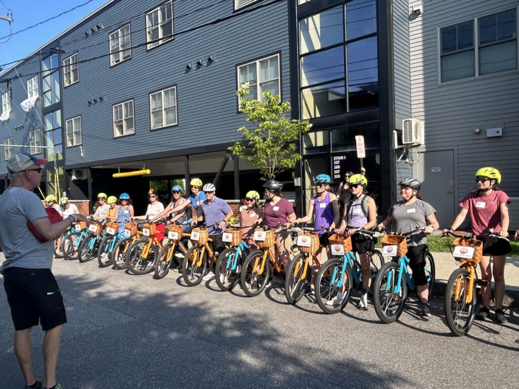 Group of Bikers. Photo Credit: Leah Day Group of Bikers. Photo Credit: Leah Day