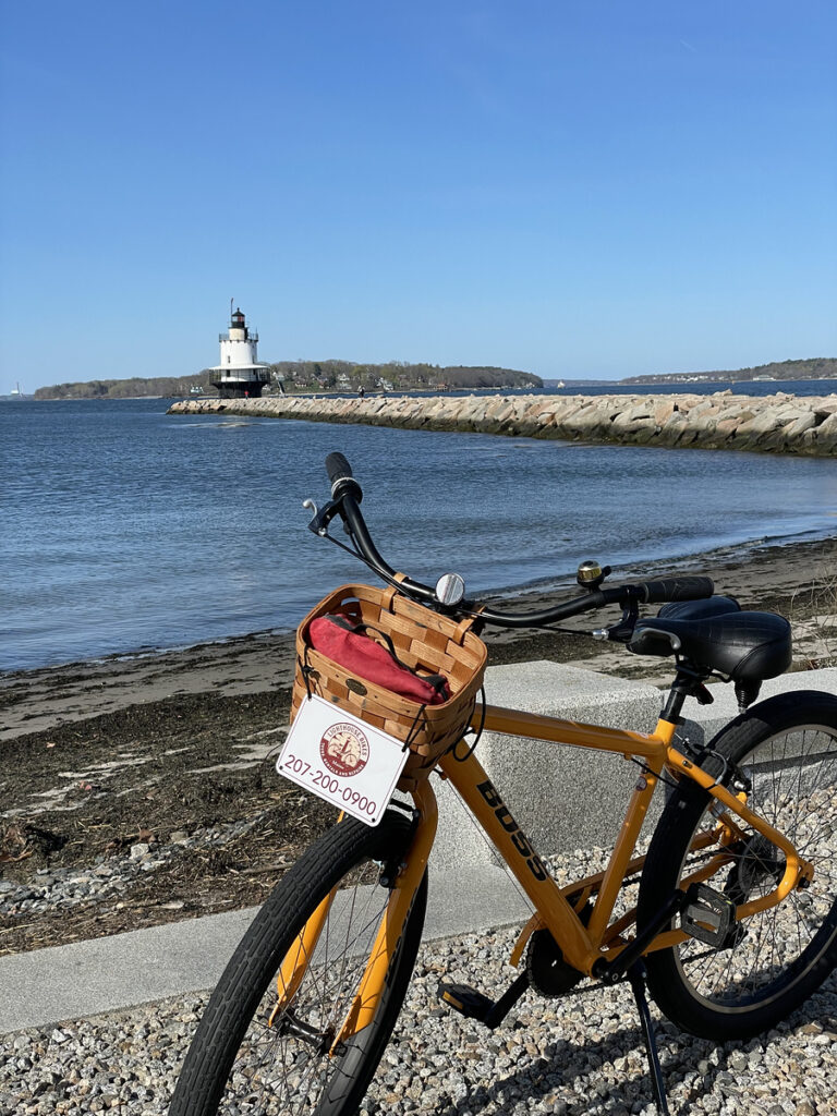 Bike by Lighthouse. Photo Credit: Leah Day Bike by Lighthouse. Photo Credit: Leah Day