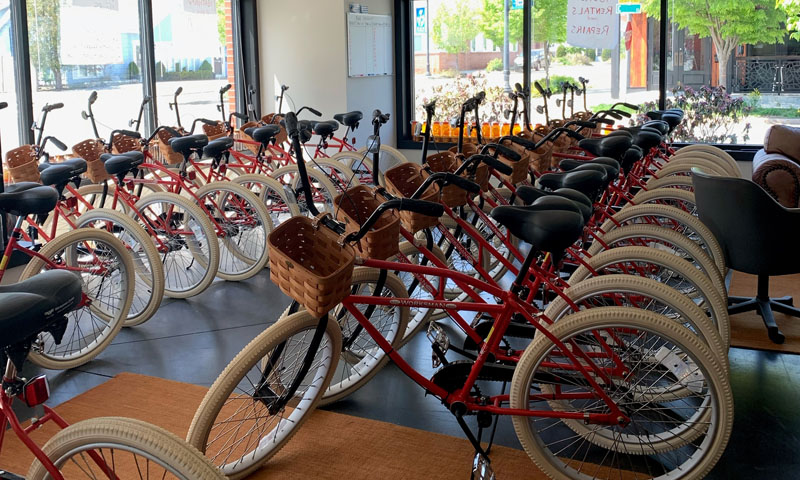 Lighthouse Bikes Interior, Photo Credit: Lighthouse Bikes / Leah Day