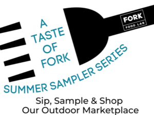 A Taste of Fork Summer Sampler Logo, Provided by Fork Food Lab