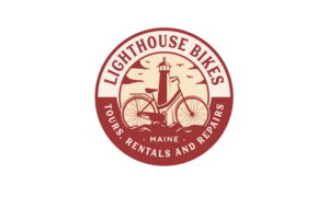 Lighthouse Bikes Logo, Designed by Leah Day