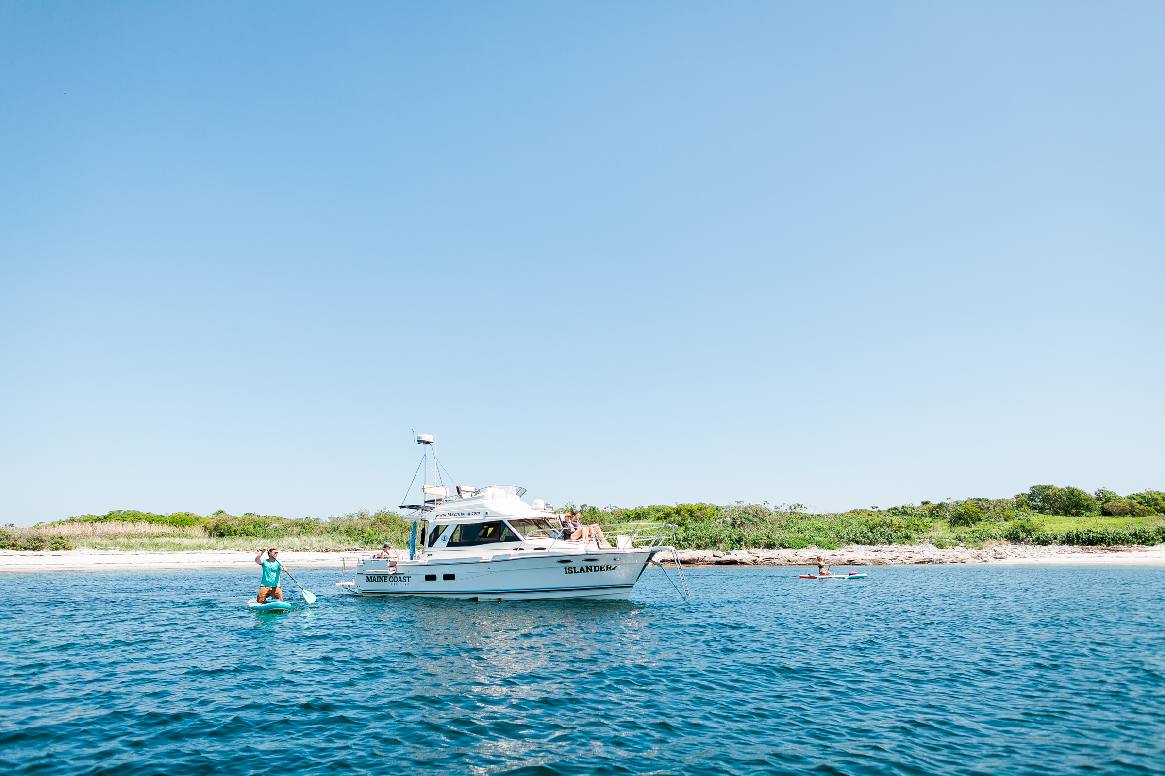 Maine Coast Cruising Boat from Distance - Photo Courtesy of Philip Browne / Maine Coast Cruising