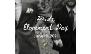 Pride Elopement Day, photo Courtesy of Blind Tiger