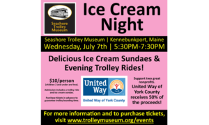 Ice Cream Night! - Photo Credit: Seashore Trolley Museum