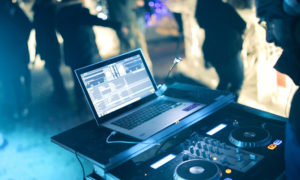 DJ set-up / Flavors of Freeport, Photo Courtesy of Visit Freeport