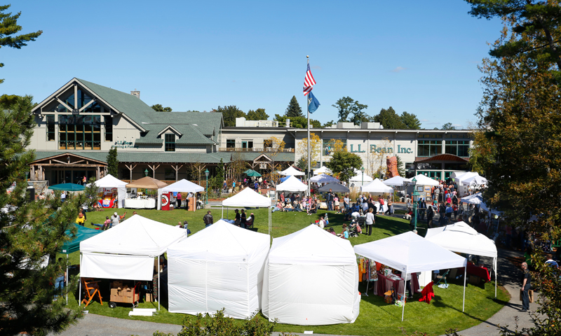 Freeport Fall Festival Grounds at L.L.Bean. Photo Provided by Visit Freeport