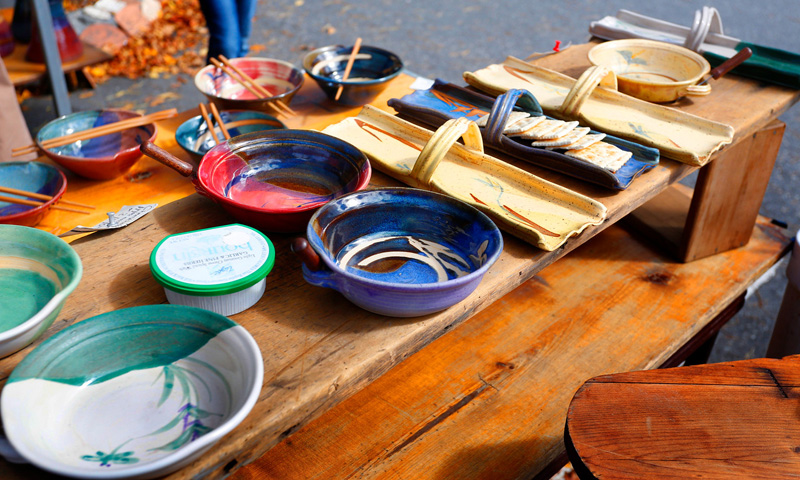 Freeport Fall Festival Pottery. Photo Courtesy of Visit Freeport