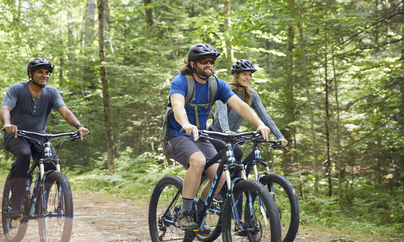 Biking, L.L.Bean Outdoor Discovery Programs. Photo Provided by Visit Freeport