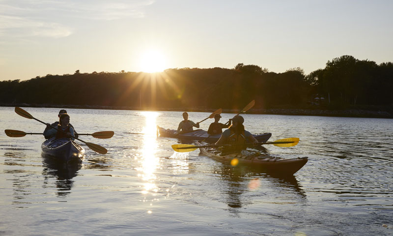 Kayaking L.L.Bean Outdoor Discovery Programs. Photo Courtesy of Visit Freeport