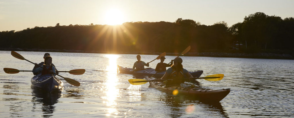 Kayaking L.L.Bean Outdoor Discovery Programs. Photo Courtesy of Visit Freeport