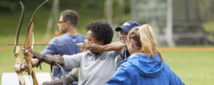 Archery, L.L.Bean Outdoor Discovery Programs. Photo Courtesy of Visit Freeport