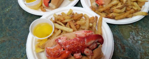 Lobster Rolls with Fries. Photo Courtesy of Visit Freeport