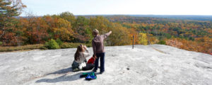 Summit views at Bradbury Mountain. Photo Courtesy of Visit Freeport