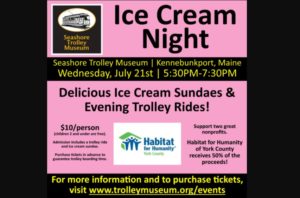 Ice Cream Night! - Photo Credit: Seashore Trolley Museum