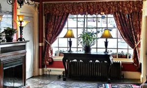 Inn at St. John Window. Photo Provided by Inn at St. John