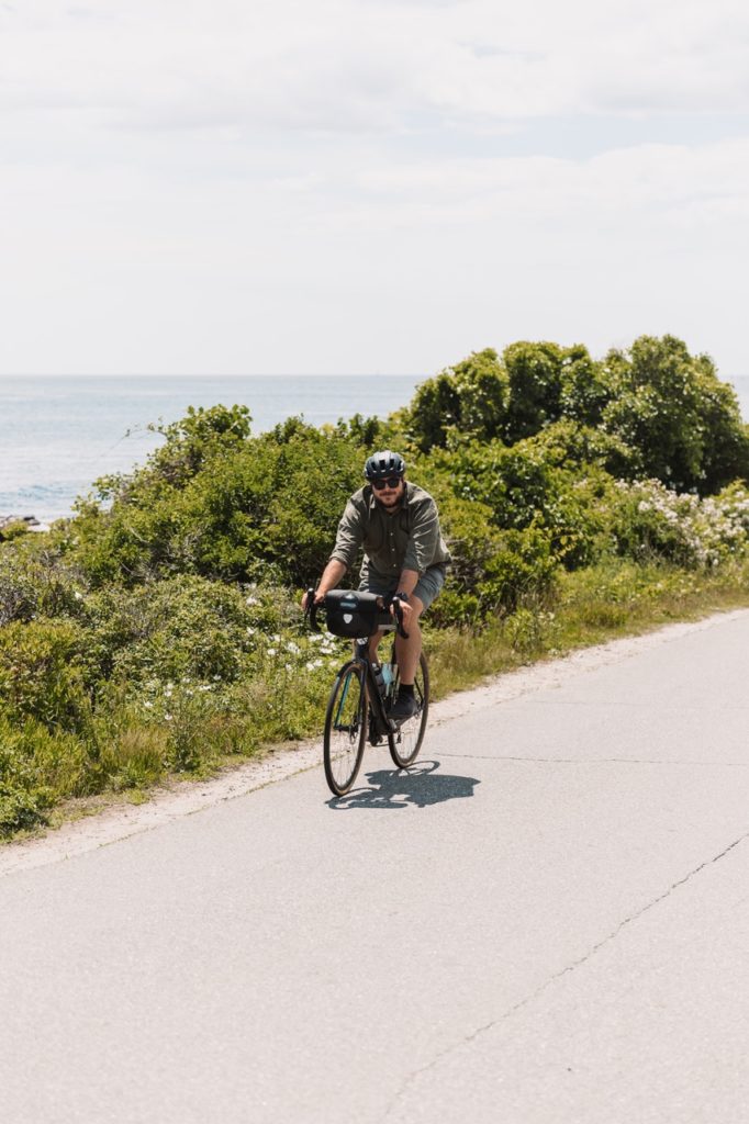 biking around peaks- photo credit: maine the way