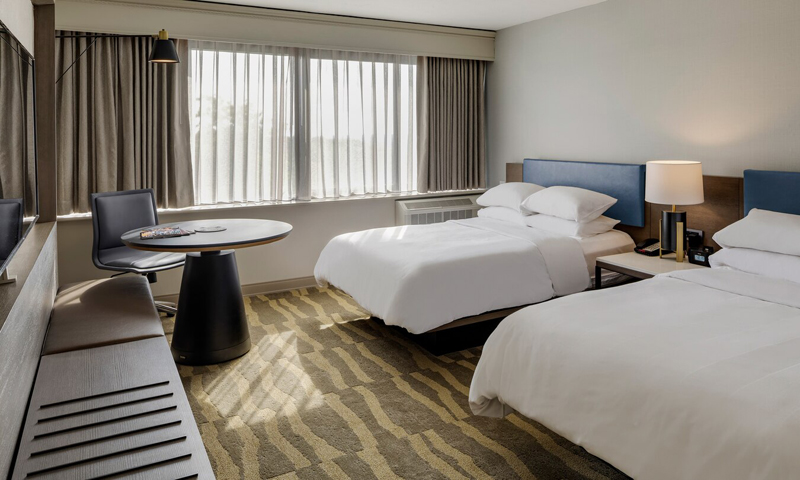 Hotel Room. Photo provided by: Portland Sheraton at Sable Oaks