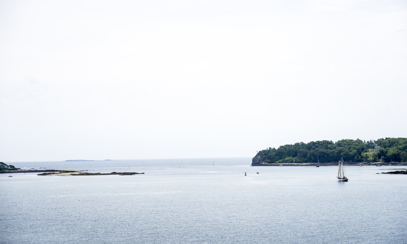 View of Casco Bay. Photo Credit: Capshore Photography