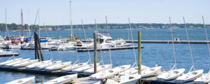 Boats docked on Casco Bay, Photo Credit: Capshore Photograohy