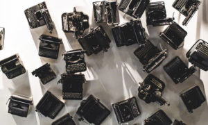 Typewriters. Photo Credit: Capshore Photography