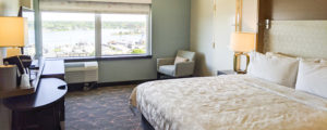 Holiday Inn by the Bay Hotel Room. Photo Credit: Capshore Photography