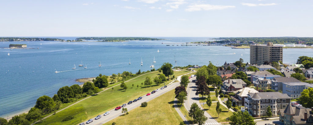 View of Casco Bay. Photo Credit: Capshore Photography