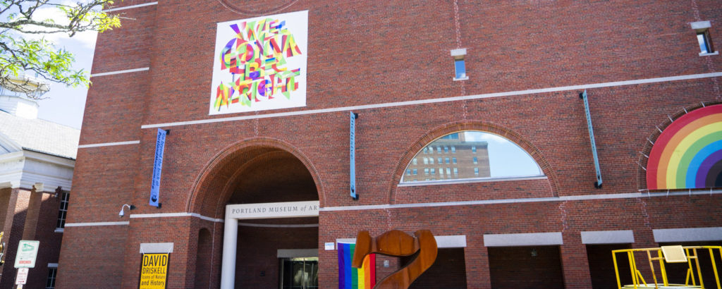 Exterior of Portland Museum of Art. Photo Credit: Capshore Photography