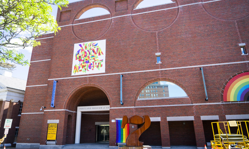 Exterior of Portland Museum of Art. Photo Credit: Capshore Photography