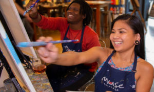 Date Night Painting. Photo Courtesy of Muse Paintbar