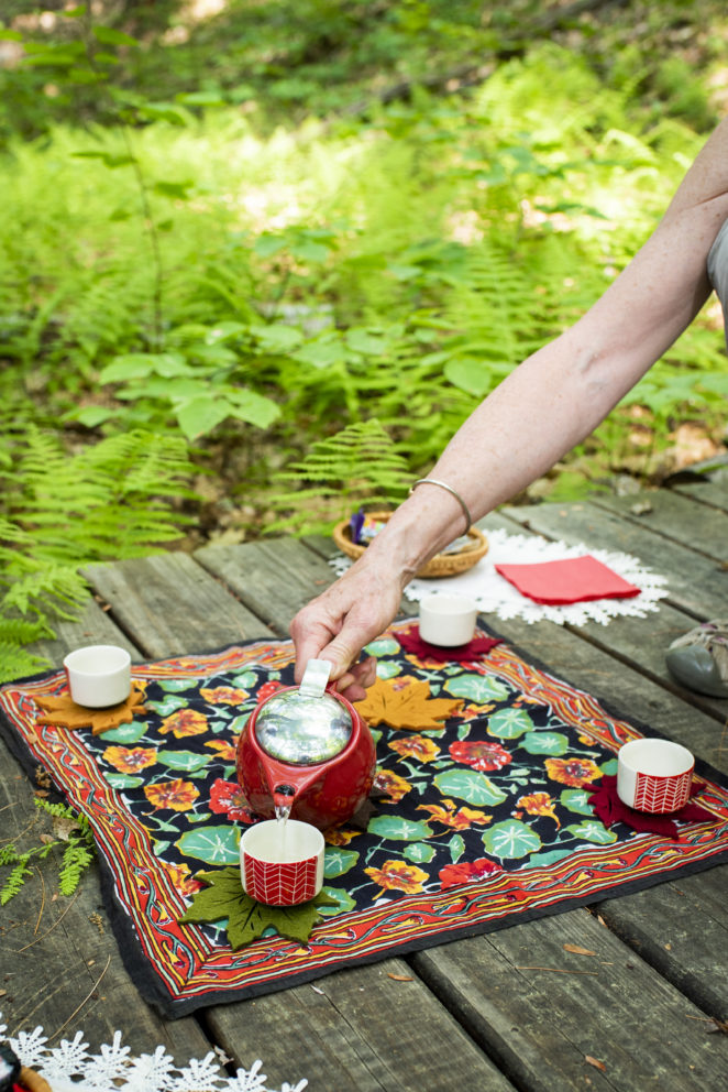 Forest Bathing Tea Ceremony in Maine Lakes and Mountains, Photo Credit