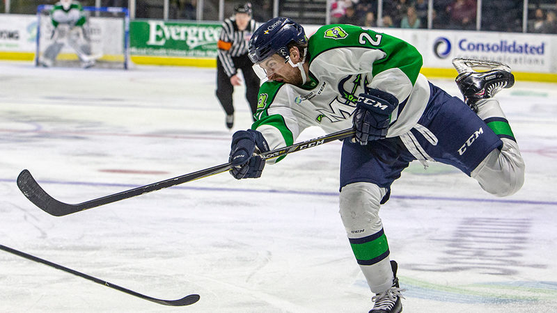 Hockey Player. Photo Provided by Maine Mariners Hockey Player. Photo Provided by Maine Mariners