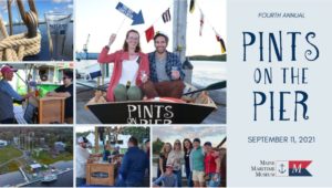 Pints on the Pier. Photo Provided by Maine Maritime Museum