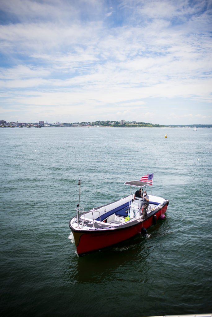 Boat on Casco Bay, Photo Credit: Capshore Photography