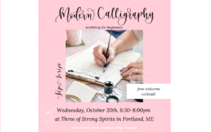 A Night of Calligraphy, Photo Courtesy of Three of Strong Spirits