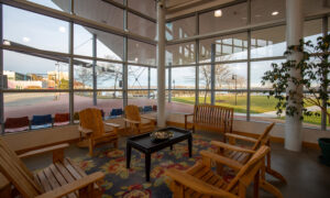 Ocean Gateway Lounge Area, Photo Credit Serena Folding