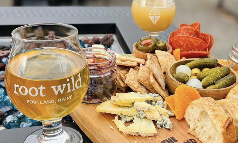 Charcuterie Board with kombucha The Portland Board, Photo Credit: Graham Young