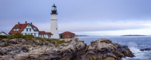 Portland Head Light on Rocks, Photo Credit: Serena Folding