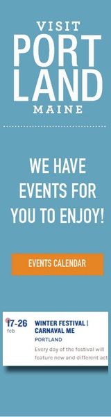 Events Calendar Ad, Designed by Visit Portland