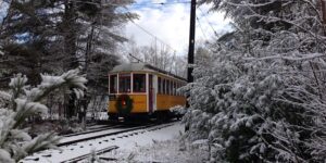 Prelude Trolley Rides. Photo Provided by Seashore Trolley Museum Collection
