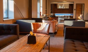 Bayside Bowl Sitting Area Photo Credits: Serena Folding